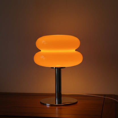 Lampe Champignon Vintage - Design Verre & Chrome