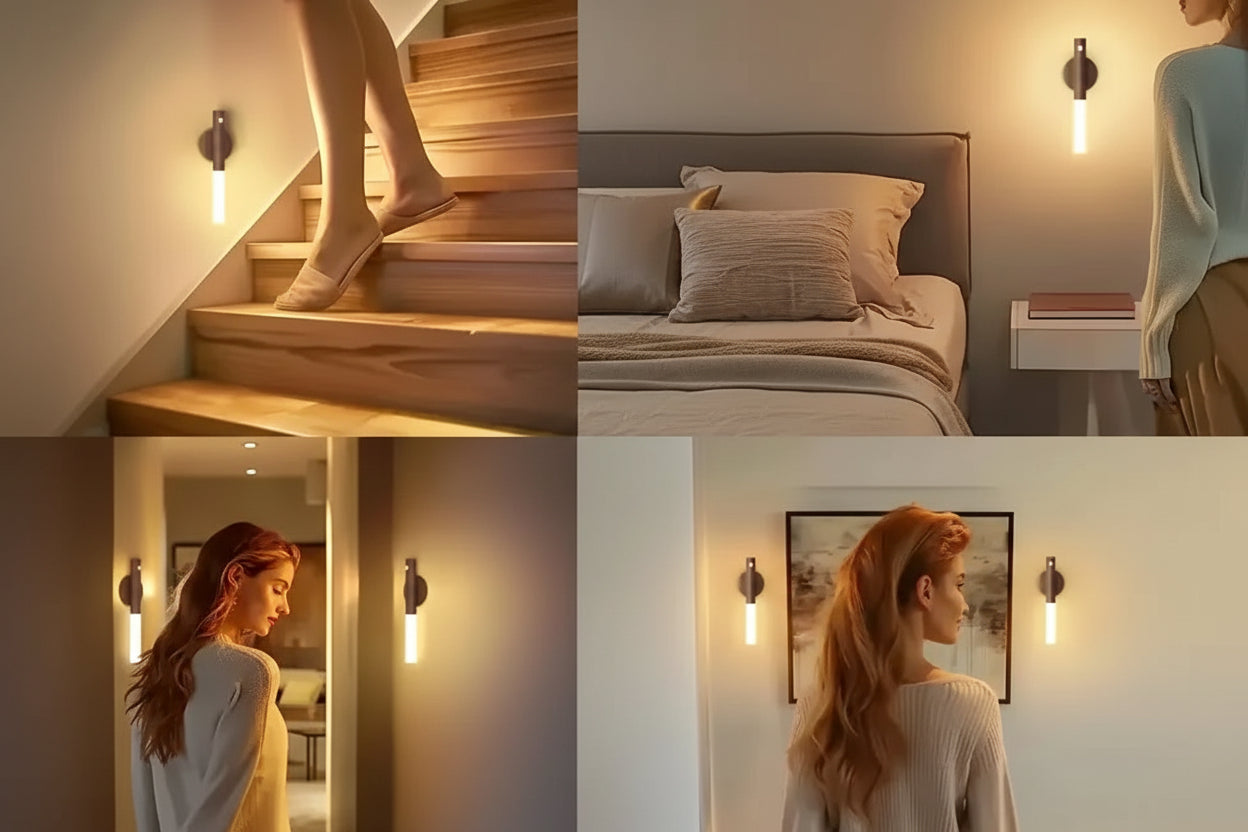 ELIO | Applique Bois Magnétique (Lot de 2)